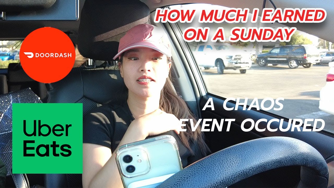 How much I earned delivering for Uber Eats and Door Dash on a Sunday