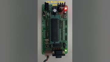 Led blink Using 8051 Microcontroller.