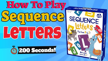 How To Play Sequence Letters