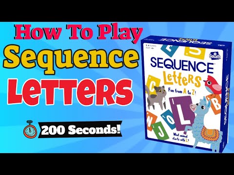 How To Play Sequence Letters 