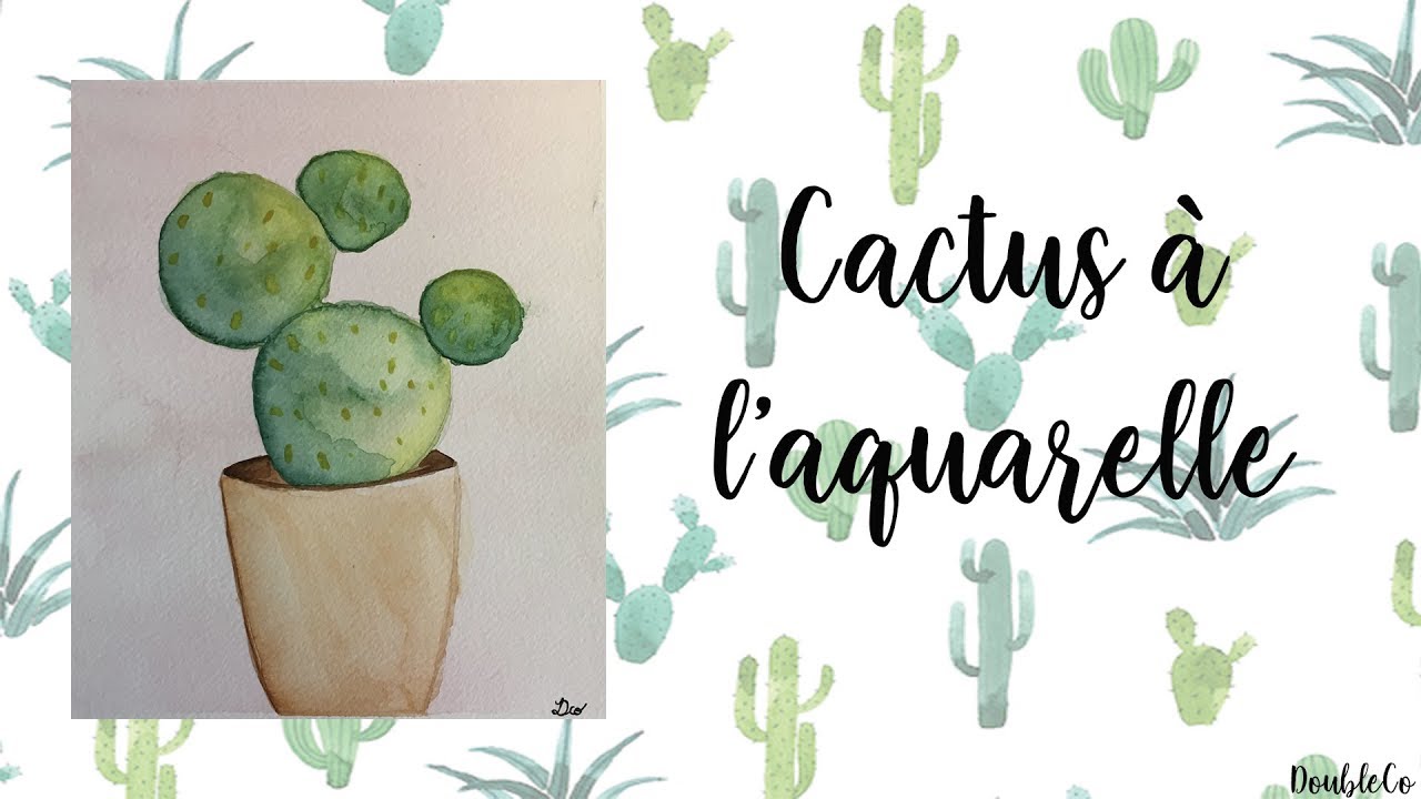 Cactus aquarelle 🌵