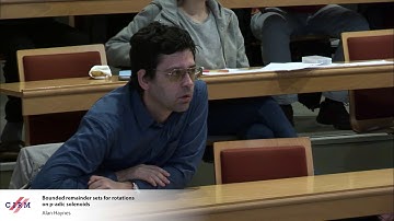 Alan Haynes:  Bounded remainder sets for rotations on p-adic solenoids