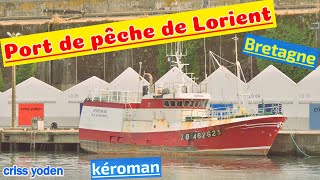 Bateaux de Pêche ; Chalutier ; Port de Lorient Kéroman ; Fileyeur ; Morbihan ; Bretagne Sud ; France