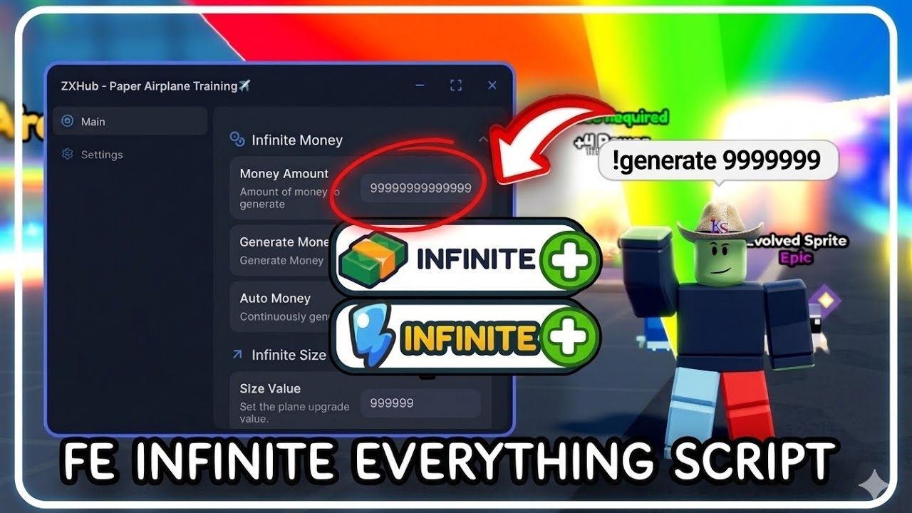 [ FE ] Infinite Everything Script Hack - ROBLOX SCRIPTS - Generates ...
