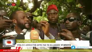 POLICE ARRESTED APRC NO TO ALLIANCE MEMBERS