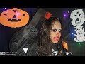 Horror short film  horror story  nistha is make a horror gost  funny  halloween party