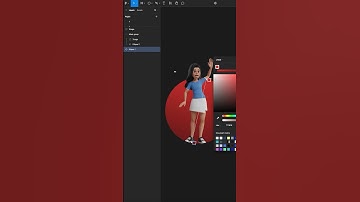 How do you add a gradient to an ellipse in  Figma? Web design tutorial #shortsyoutube #shorts