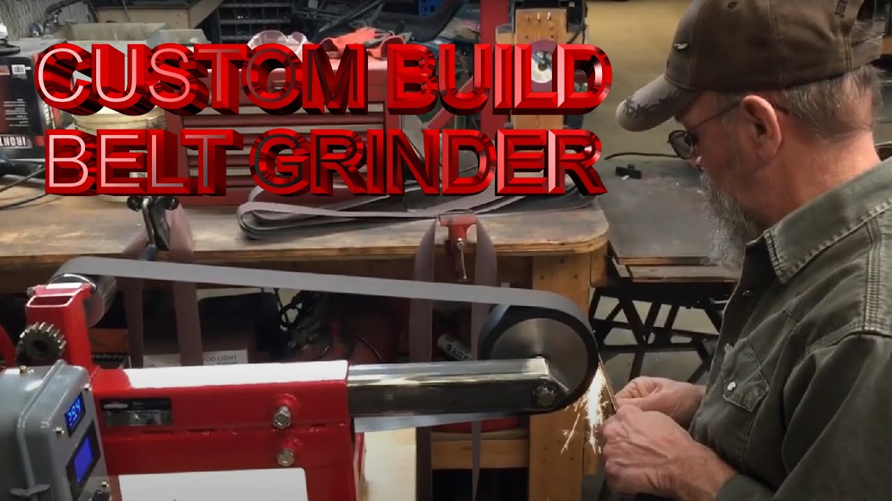 Belt Grinder for Knife Custom Built 72 X 2 Treadmill Motor YouTube