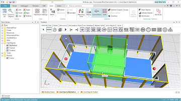 Plant Simulation 3D: Creating a Hierarchically Structured Model