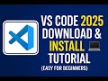 How to Download &amp; Install VS Code in 2025 (Nepali) |Stepbytep Tutorial for Beginners💻||Hamro College