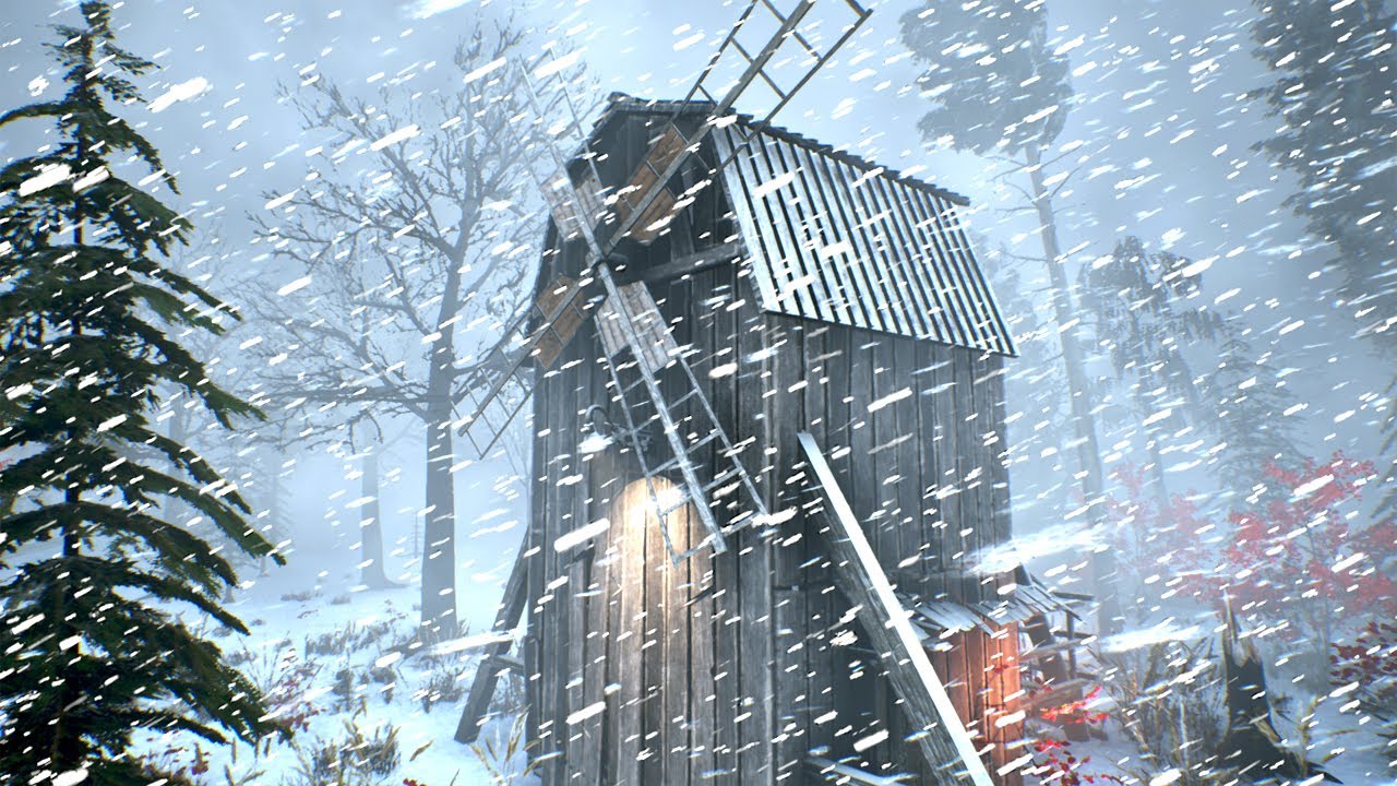 BRUTAL BLIZZARD SOUNDS for SLEEPING of howling wind 10 hours. Snow ...