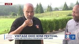 FOX 8 NEWS Cleveland Kickin' It At The Vintage Ohio Wine Fest!