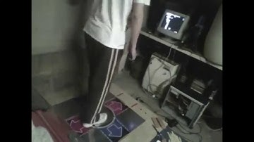 Homemade DDR Pad - First few songs