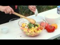 How to Make Heirloom Tomato and Peach Salad