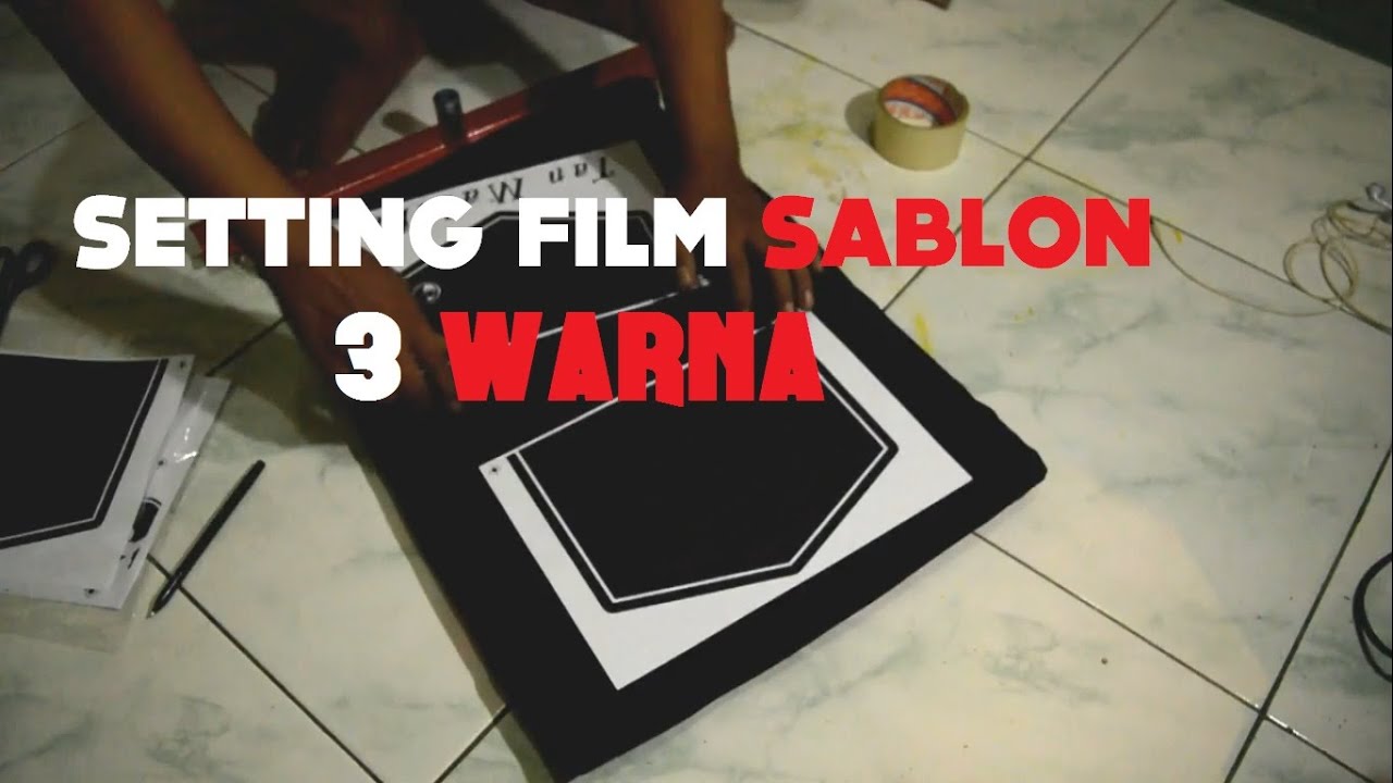  CARA  SETTING  FILM SABLON  BANYAK WARNA MEJA BANTING MEJA 