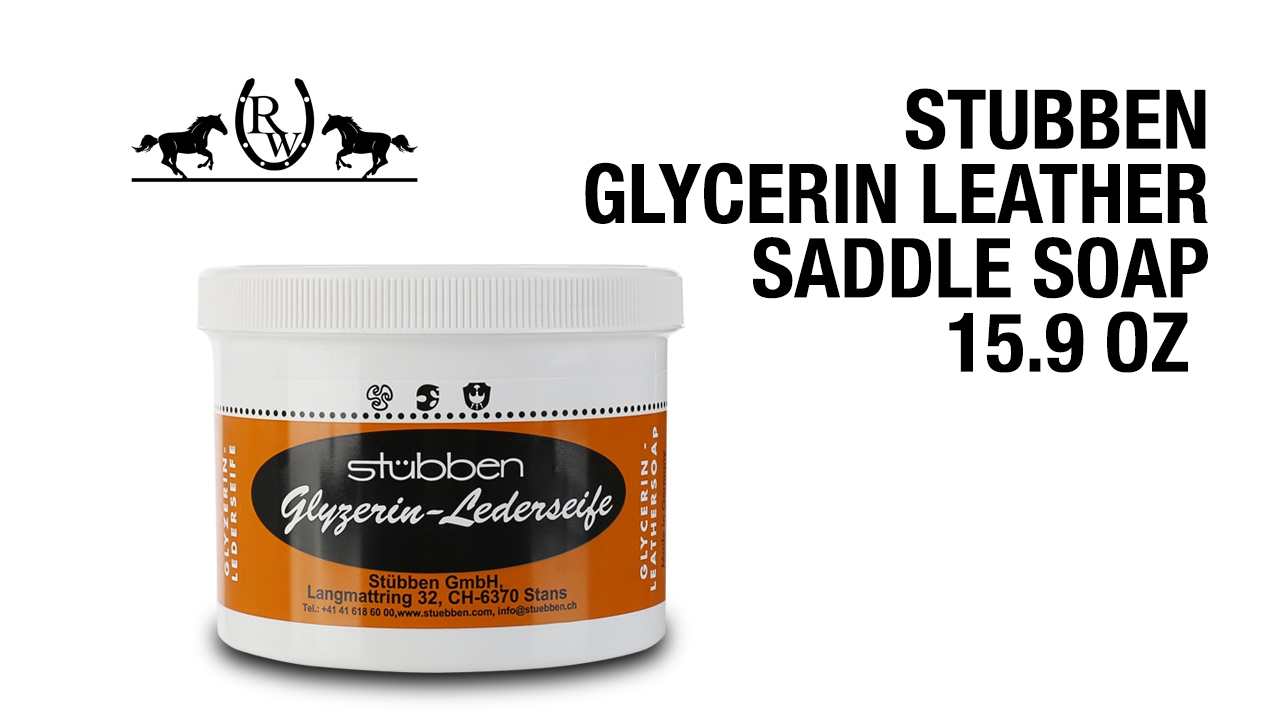 Stubben Glycerin Leather Saddle Soap