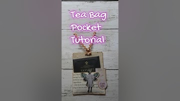 Happy Mail Hack - Tea Bag Pockets 💕📦 #junkjournalephemera