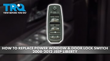 How to Replace Power Window & Door Lock Switch 2008-2012 Jeep Liberty