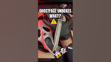 GHOSTFACE UNBOXES NEW MASK 👻🔪 #shorts #halloween #trending #ghostface #viral #shortsviral