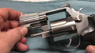 What does ‘pinned and recessed’ mean in S&W revolvers?