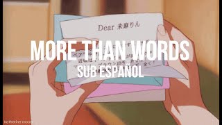 More Than Words [EXTREME] Subtitulada al español