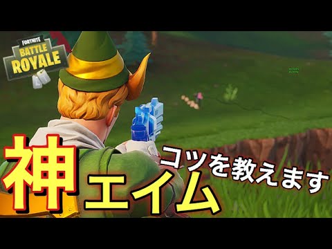 必見 今すぐマネできる 神エイムを手に入れるコツ教えます フォートナイト Fortnite エイムアシスト Youtube