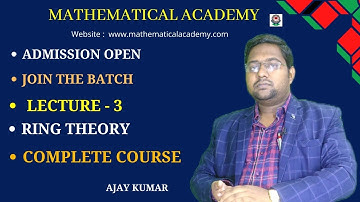 Integral Domain || Idempotent Element || Nilpotent Element || Ring Theory  || LECTURE - 3