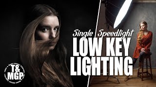 Single Speedlight Low Key Portraits | Take and Make Great Photography with Gavin Hoey screenshot 3