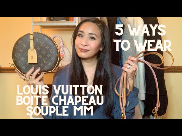 5 Ways To Wear LOUIS VUITTON Boite Chapeau Souple MM + Mod Shots etc 