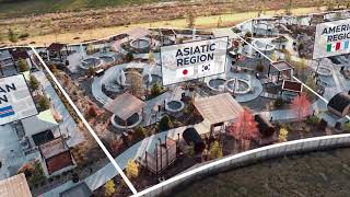 World Springs The Colony, TX. Fly-Through With Labels