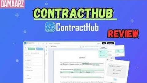 ContractHub Review, Demo + Tutorial I Create and send documents to collect e-signatures & approvals