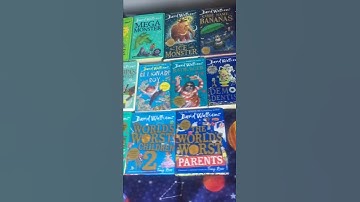 David Walliams  book collection!!👍🤪🤩