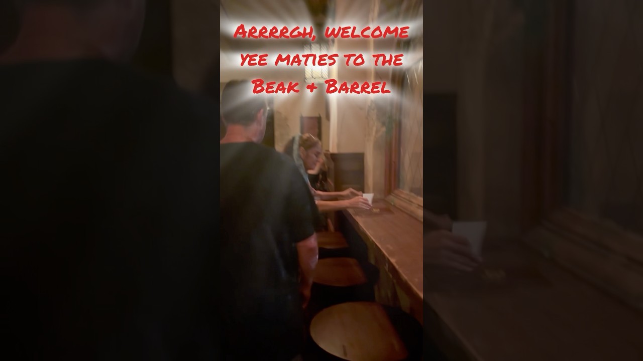 Beak & Barrel Tavern at Magic Kingdom | Best 2 Drinks to try! #buzzwithyourcuz