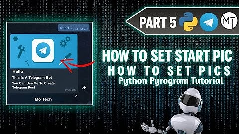 PyrogramBot Part 5 | How Set Pics All Cms Pics How To Set Random & Normal Pics Malayalam MoTech #bot