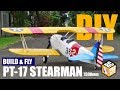 How to build pt17 stearman rc biplane