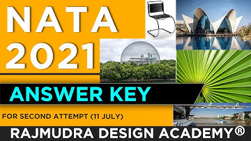 NATA 2021 | 2nd Attempt (11 July) | ANSWER KEY