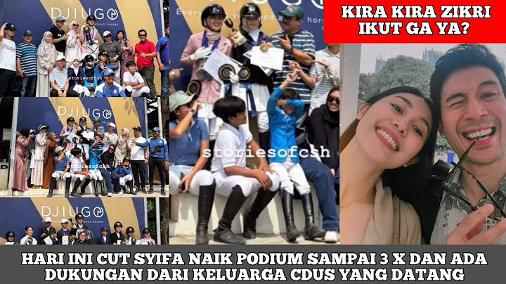 🔴HARI INI CUT SYIFA NAIK PODIUM SAMPAI 3 X DAN ADA DUKUNGAN DARI KELUARGA CDUS YANG DATANG
