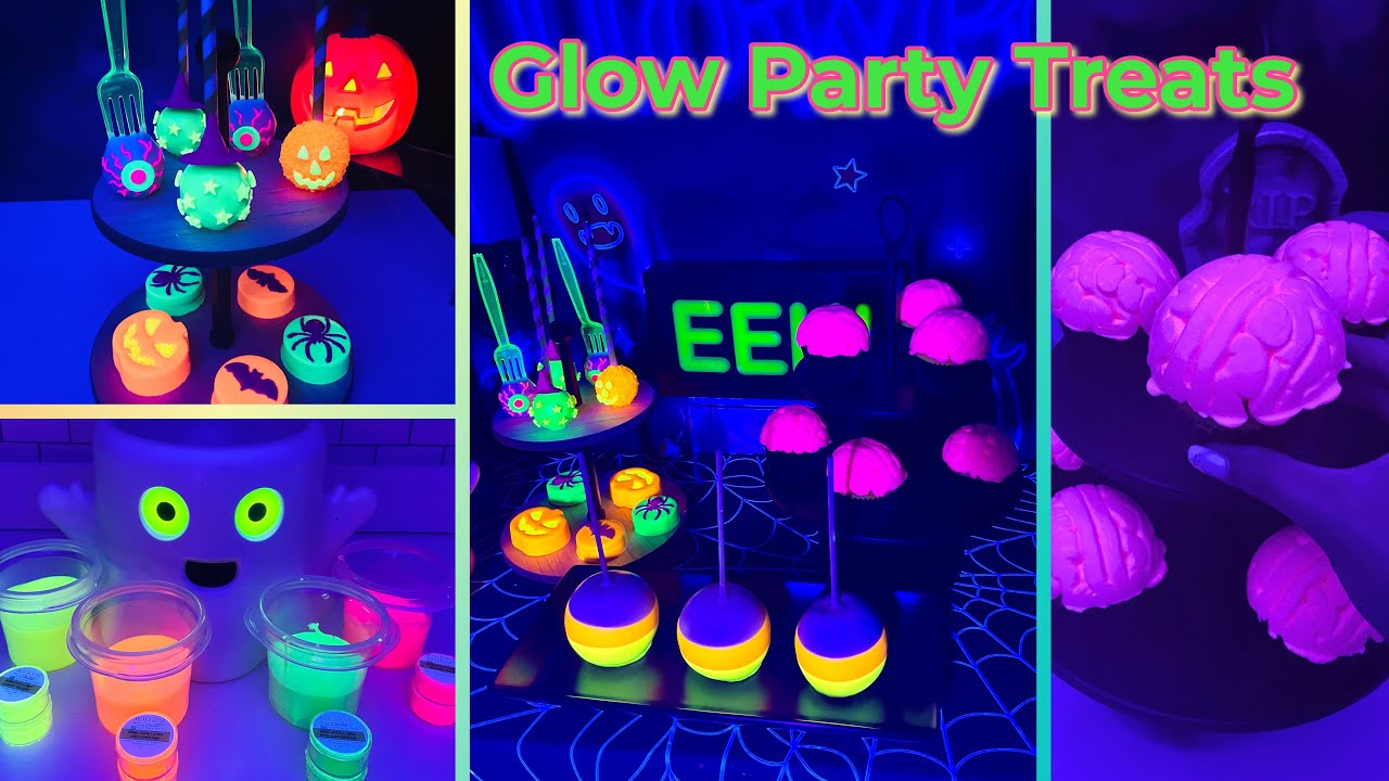Neon Glow-in-the-Dark Sweet 16 Party Theme Ideas!