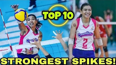 ALYSSA VALDEZ Top 10 STRONGEST Spikes of PVL 2021!