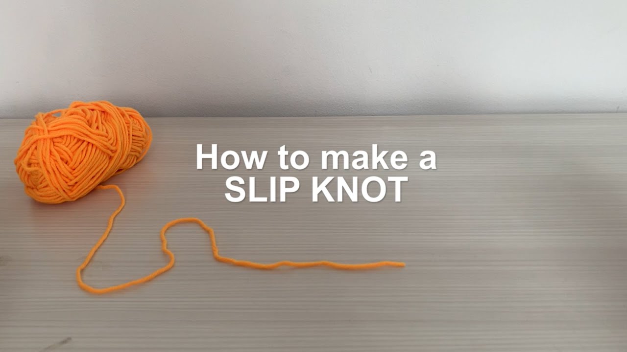 1 How to make a SLIP KNOT YouTube