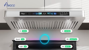 Awoco RH-UC6-V Voice Control, Gesture Control, Remote Control Range Hood