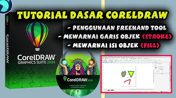 MENGGAMBAR DENGAN FREEHAND TOOL DAN MEWARNAI OBJEK DI CORELL DRAW