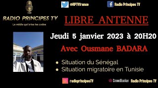 Situation du Sénégal, situation migratoire en Tunisie: libre antenne avec Ousmane Badara