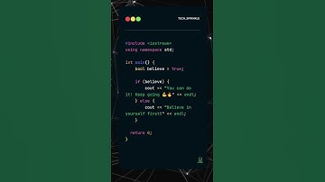 Believe in Yourself – C++ Motivation for Coders 💪💻 #Shorts