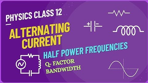 Understanding Half-Power Frequencies, Resonance, Q Factor & Bandwidth: A Complete Guide