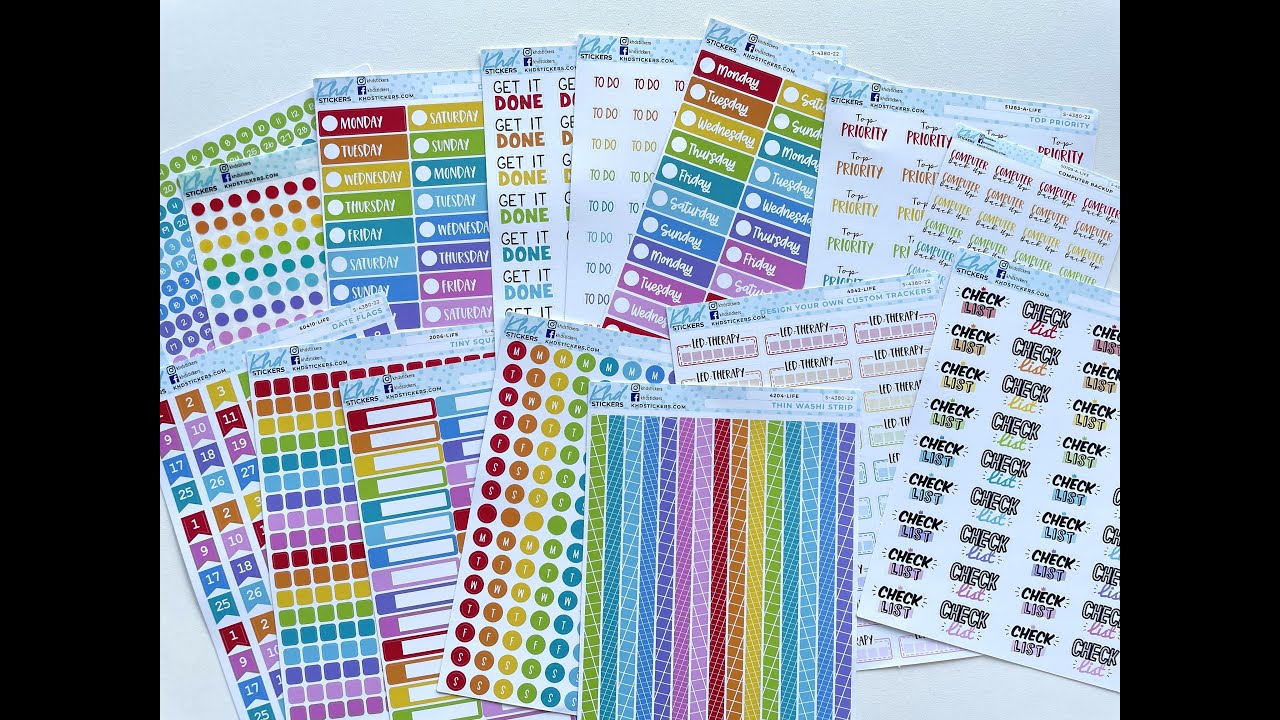 KHD Stickers Review (Australian Planner Sticker shop)