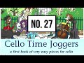 No 27 on the prowl  cello time joggers