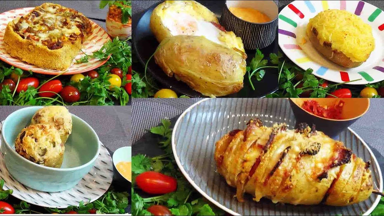 5 Recettes De Pommes De Terre Farcies Youtube