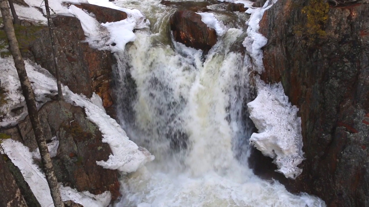 Smalls Falls Snow Melt Rangeley Maine 04.10.17 YouTube