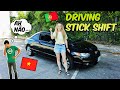 [AMWF] Teaching my GF how to drive stick shift! (Portuguese Vietnamese Couple)